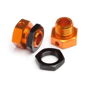 HPI 101792 6.7mm Hex Wheel Adapter Trophy Buggy Orange/Black