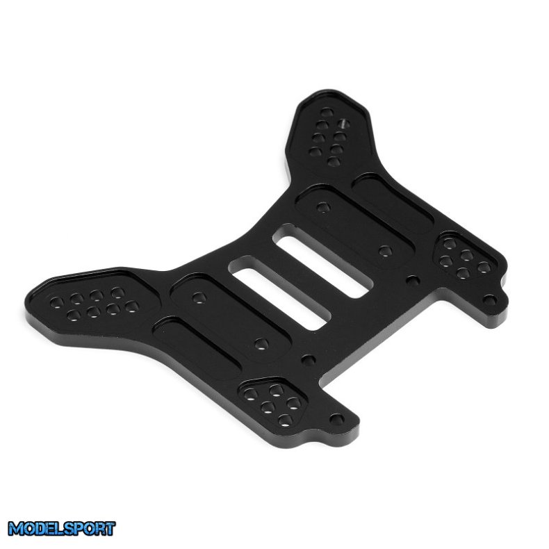 HPI 101793 Rear Shock Tower 7075 4mm Black (Trophy Buggy)