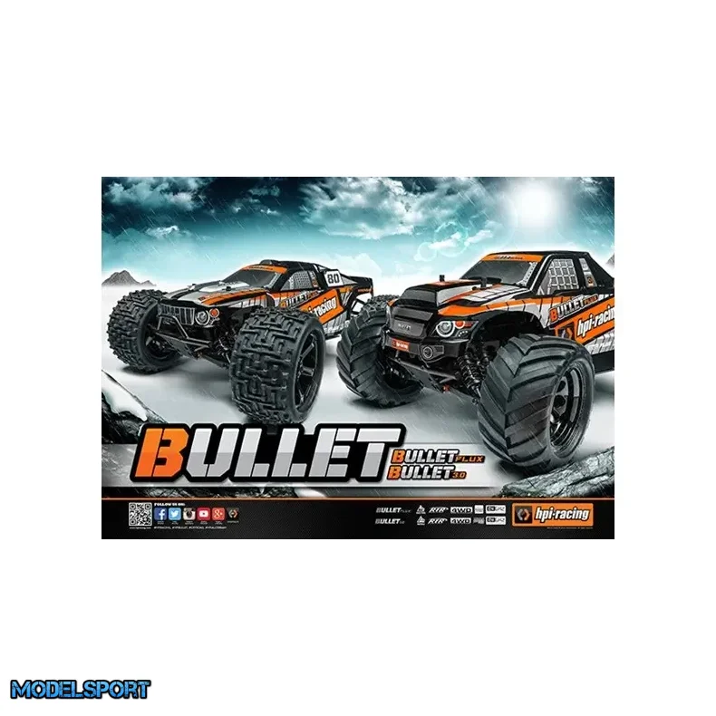 HPI Bullet MT Flux Fjernstyret bil