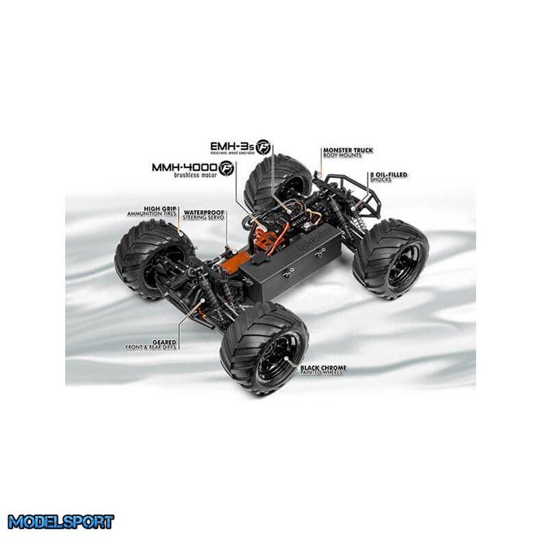 HPI Bullet MT Flux Fjernstyret bil
