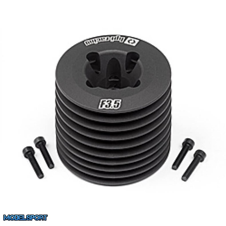 HPI 111609 Aluminum Heatsink Head (Black/F3.5 V2)