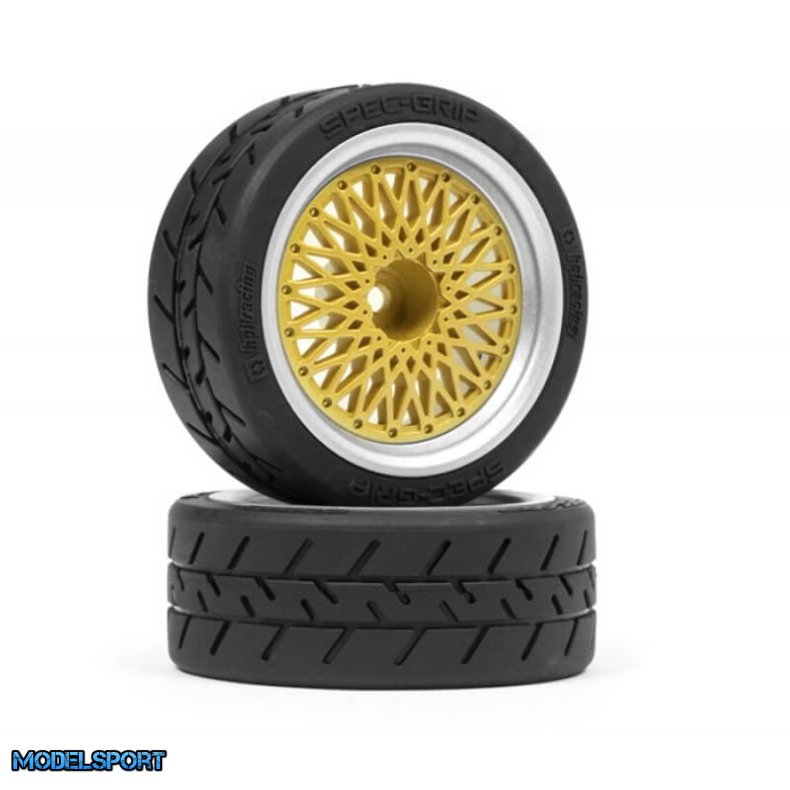 HPI 120266 BBS RS Wheels Silver/Gold 26mm