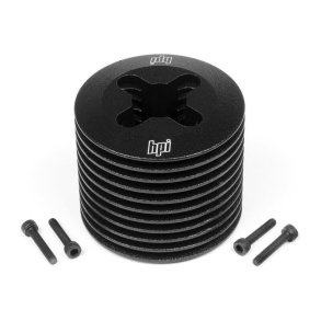 HPI 1458 Aluminum Heatsink Head (Black/F3.5)