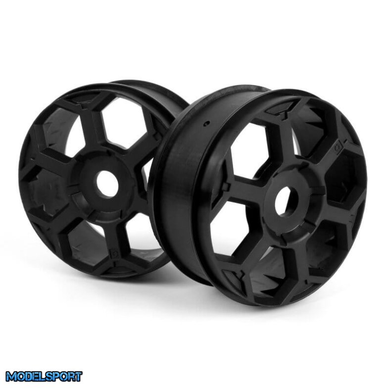 HPI 160279 Hexcode Wheel Black (2pcs)