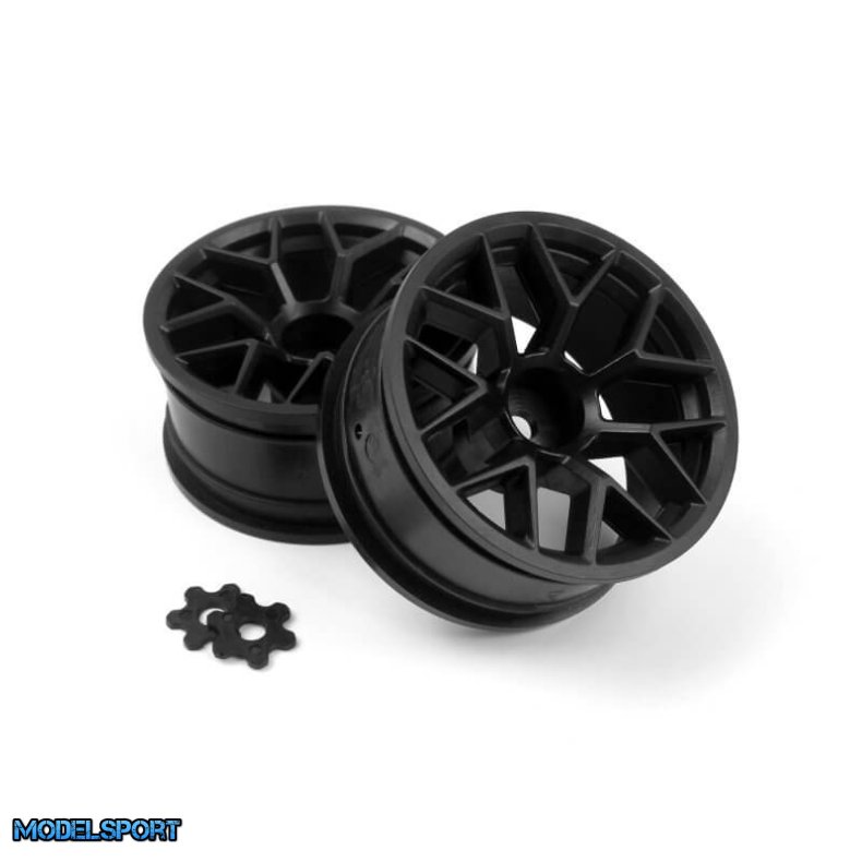 HPI 160368 RTR Wheel 26mm Black (9mm Offset/2Pcs)