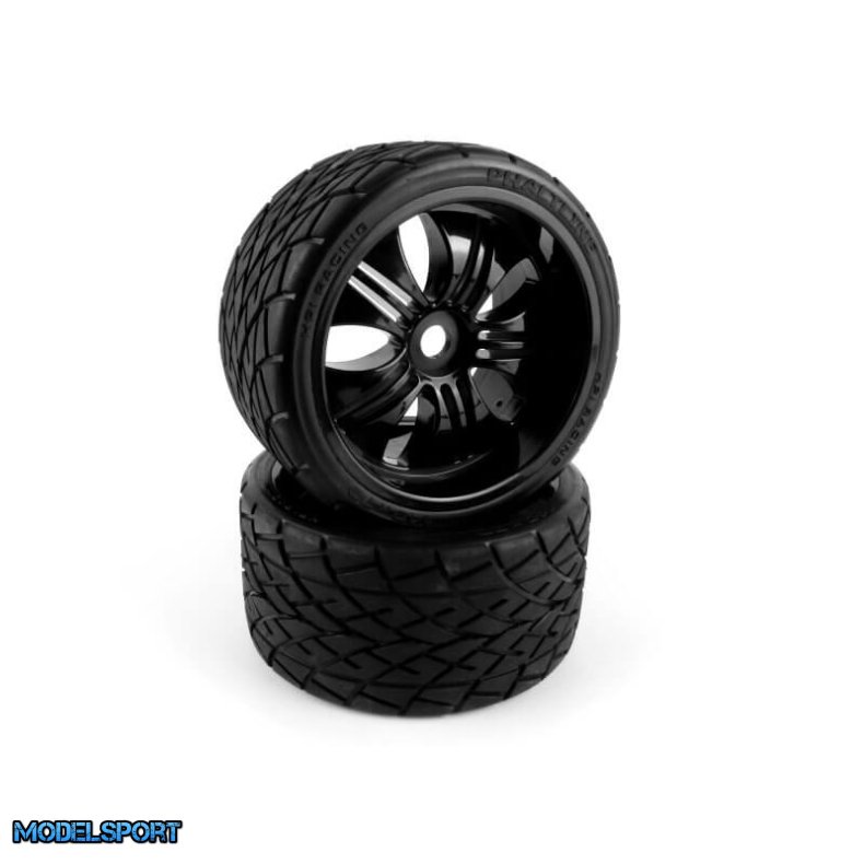 HPI 160509 Mounted Phaltline Tire on 3251 Tremor Black Wheel