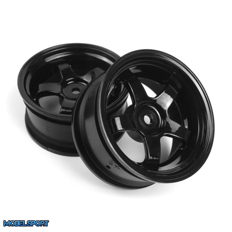 HPI 160524 Work Meister S1 Wheel Black 26mm (3mm OS/2pcs)