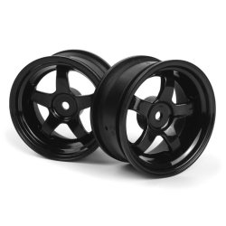 HPI 160524 Work Meister S1 Wheel Black 26mm (3mm OS/2pcs)