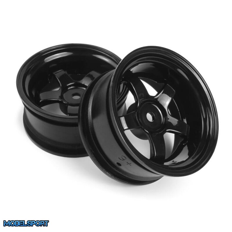 HPI 160525 Work Meister S1 Wheel Black 26mm (6mm OS/2pcs)