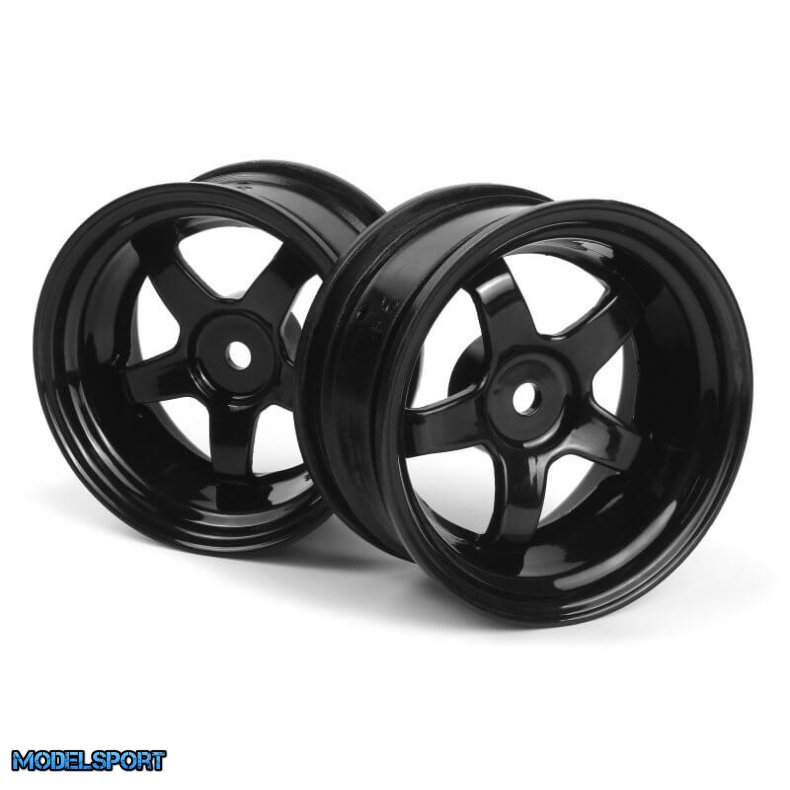 HPI 160525 Work Meister S1 Wheel Black 26mm (6mm OS/2pcs)