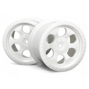 HPI 3115 6 Spoke Wheel White 83x56mm