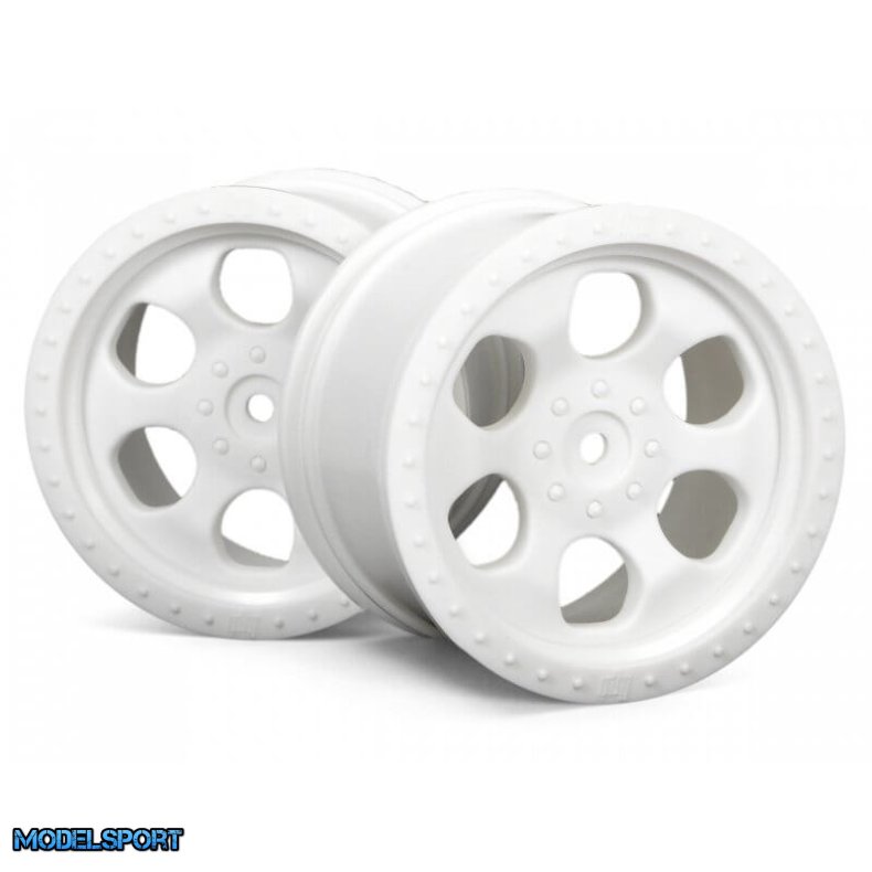 HPI 3115 6 Spoke Wheel White 83x56mm