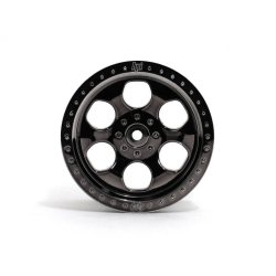 HPI 3161 6 Spoke Wheel Black Chrome 83x56mm (2Pcs)