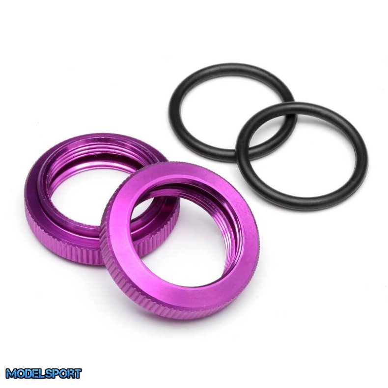 HPI 86446 Shock Adjuster Nut 20mm Purple