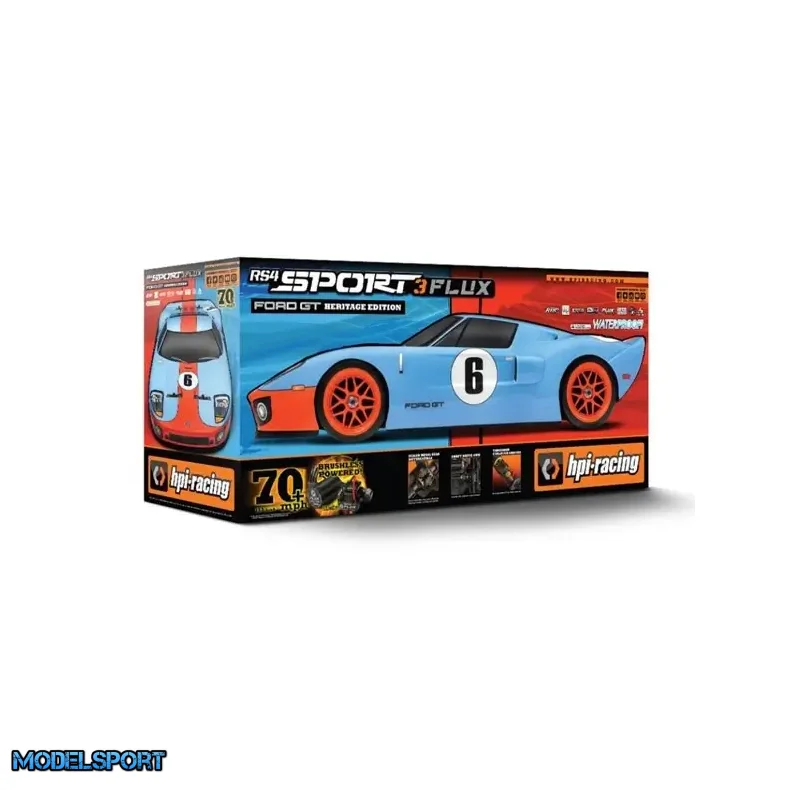 HPI Sport 3 Flux Ford GT Heritage Edition Fjernstyret bil