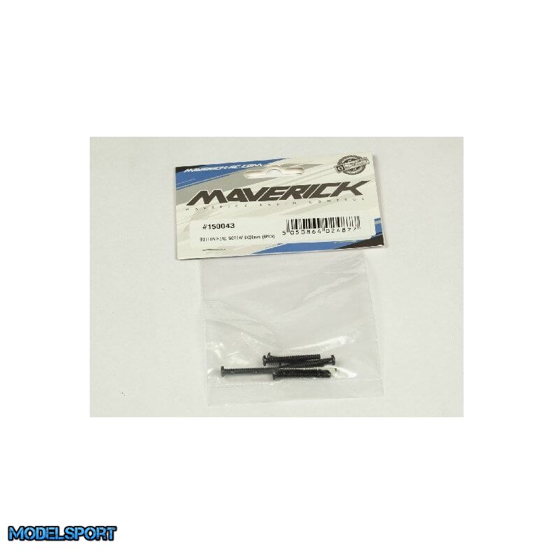 Maverick 150043 Button Head Screw 3X26mm (6Pcs)
