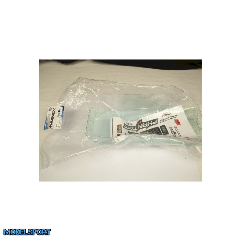 Maverick 150047 Clear Lexan Phantom Truck Body - W/ Decal Sheet
