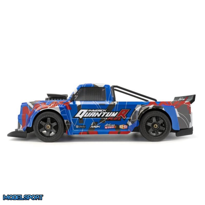 Maverick 150318 Quantumr Race Truck Body (Blue/Red)