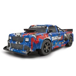 Maverick 150318 Quantumr Race Truck Body (Blue/Red)