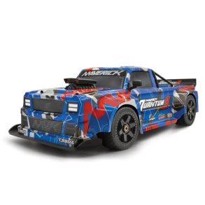 Maverick 150318 Quantumr Race Truck Body (Blue/Red)