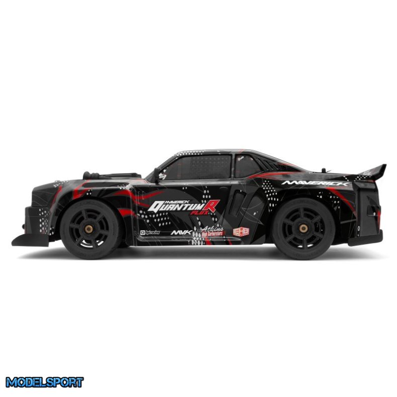 Maverick 150352 Quantumr Muscle Car Body - Black/Red