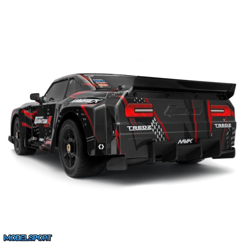Maverick 150352 Quantumr Muscle Car Body - Black/Red