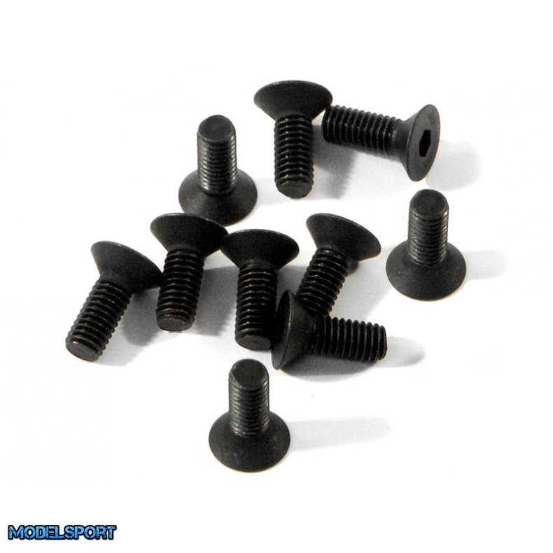 HPI Z082 Flat Head Screw M3X8mm (Hex Socket/10Pcs)