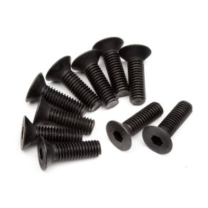 HPI Z083 Flat Head Screw M3X10mm(Hex Socket/10Pcs)
