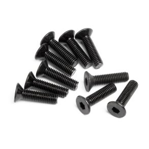 HPI Z084 Flat Head Screw M3X12mm (Hex Socket/10Pcs)