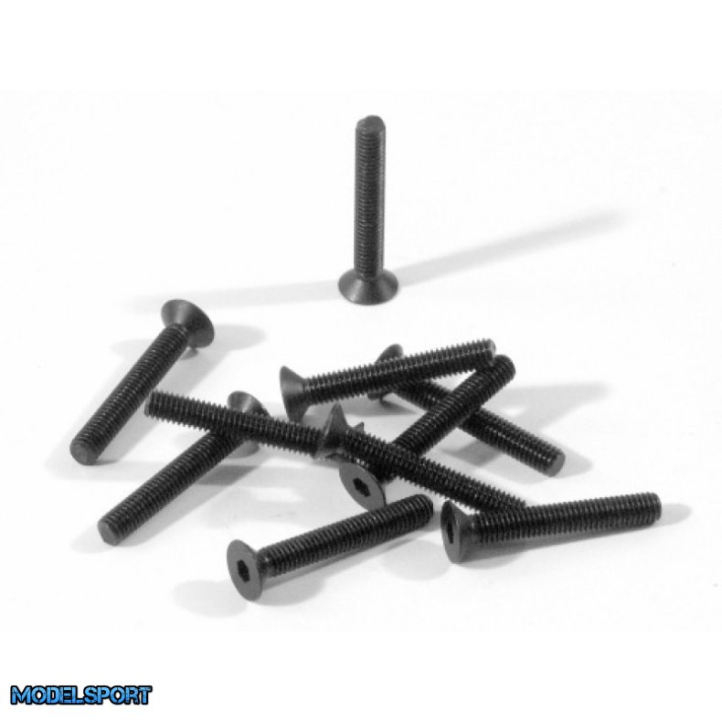 HPI Z087 Flat Head Screw M3X20mm (Hex Socket/10Pcs)