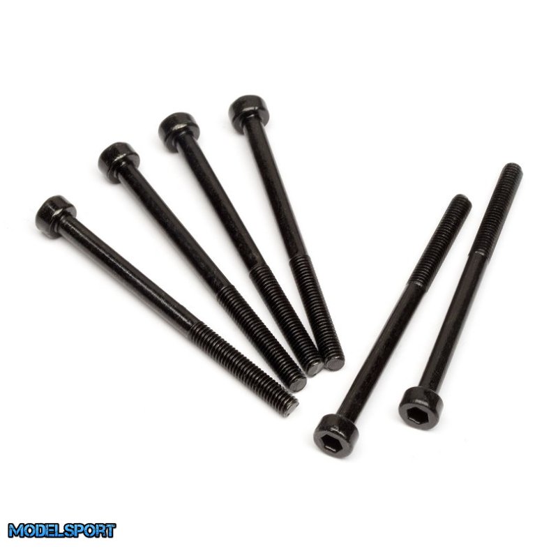 HPI Z303 Cap Head Screw M3X42mm (Black/6Pcs)