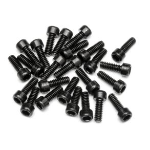 HPI Z340 Wheel Screw (4-40x8mm Hex Socket/25Pcs)