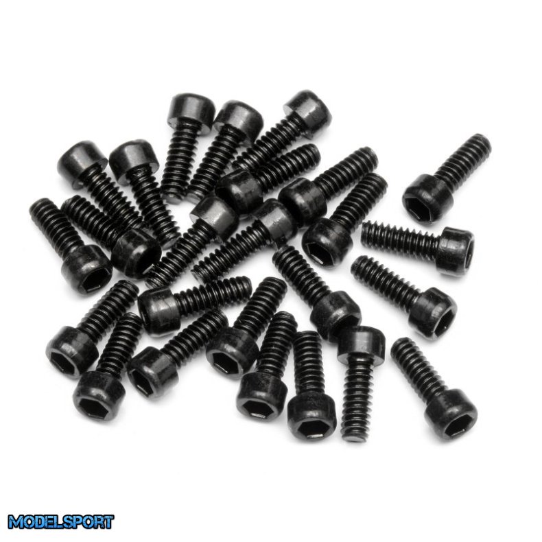 HPI Z340 Wheel Screw (4-40x8mm Hex Socket/25Pcs)