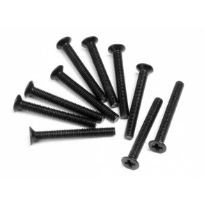HPI Z349 Flat Head Screw M3X26mm (10Pcs)
