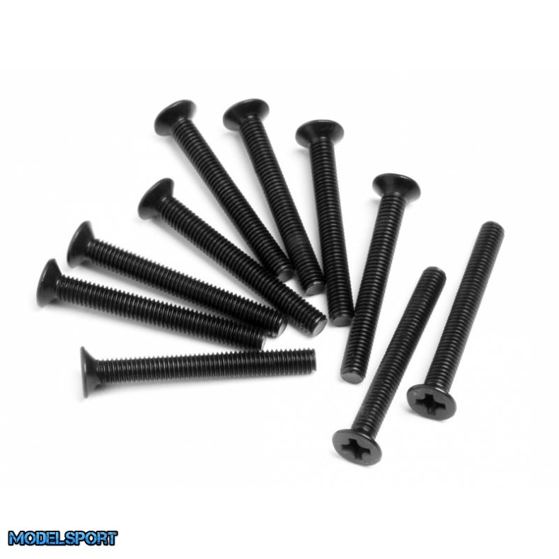 HPI Z349 Flat Head Screw M3X26mm (10Pcs)