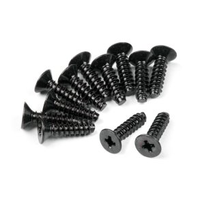 HPI Z477 Tp Flat Head Screw M2.6X10mm (12Pcs)