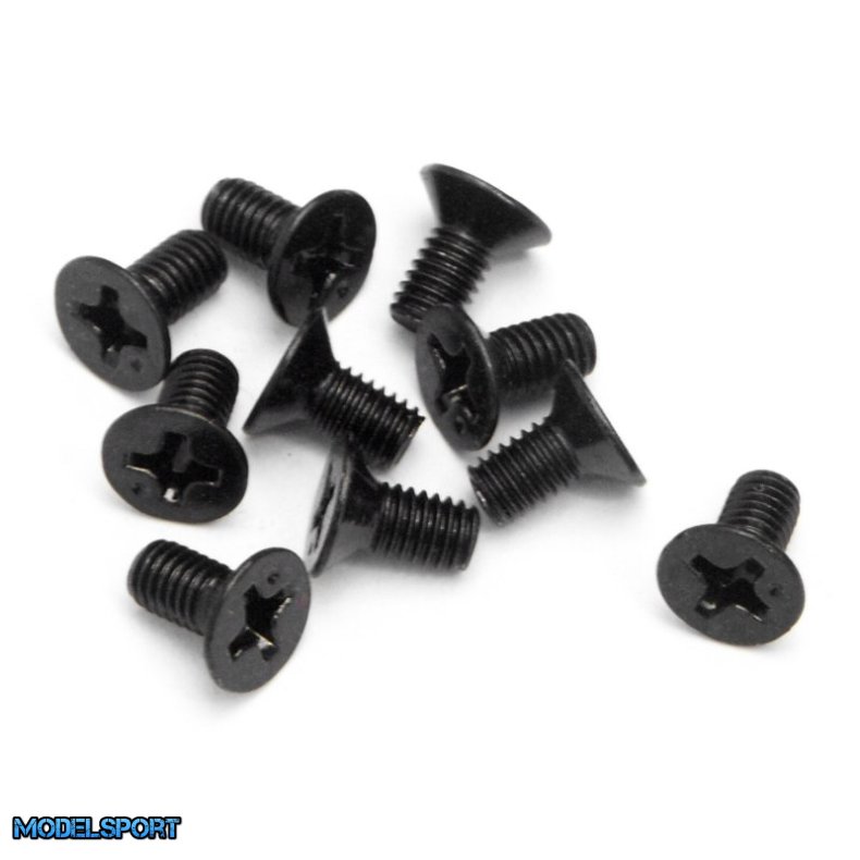 HPI Z525 Flat Head Screw M3X6mm (10Pcs)