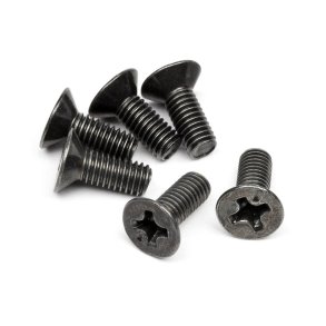 HPI Z526 Flat Head Screw M3 X 8mm (6 Pcs)