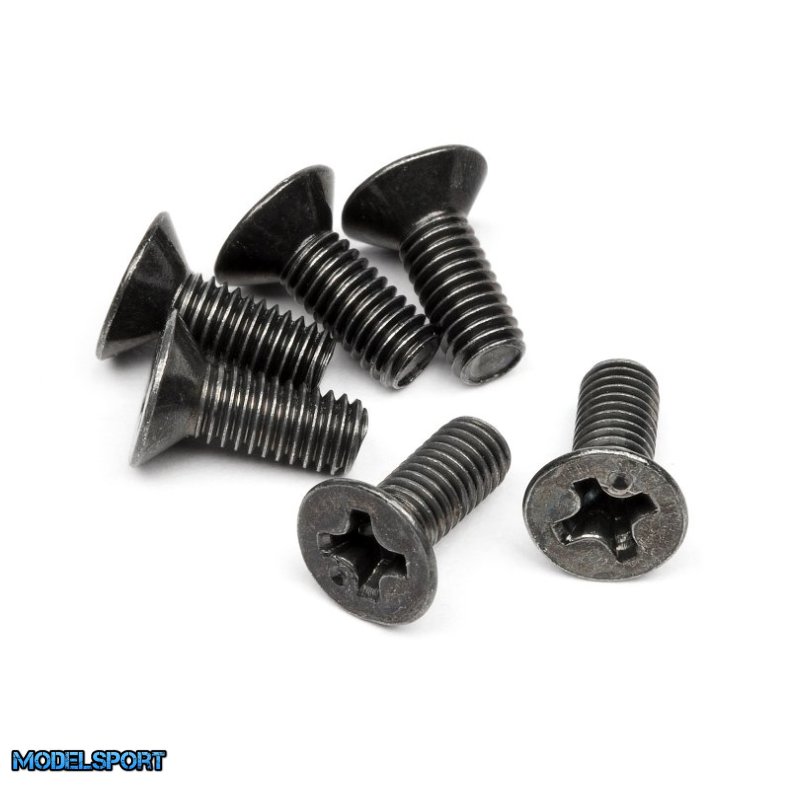 HPI Z526 Flat Head Screw M3 X 8mm (6 Pcs)