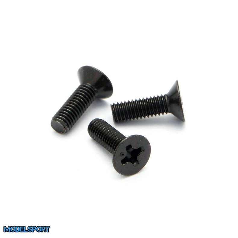 HPI Z527 Flat Head Screw M3 X 10mm (6Pcs)