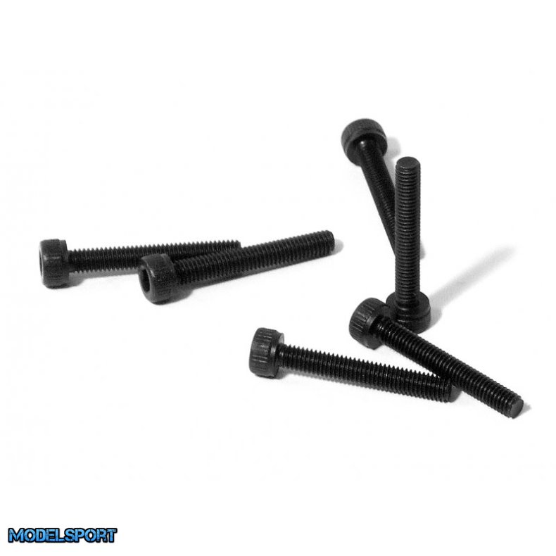 HPI Z547 Cap Head Screw M3 X 20mm (Black/6Pcs)