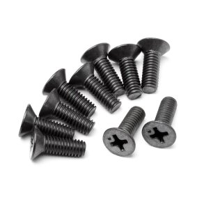 HPI Z623 Flat Head Screw M4X12mm (6Pcs)