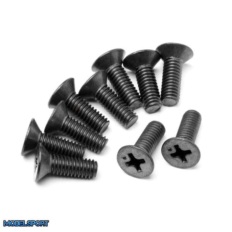 HPI Z623 Flat Head Screw M4X12mm (6Pcs)