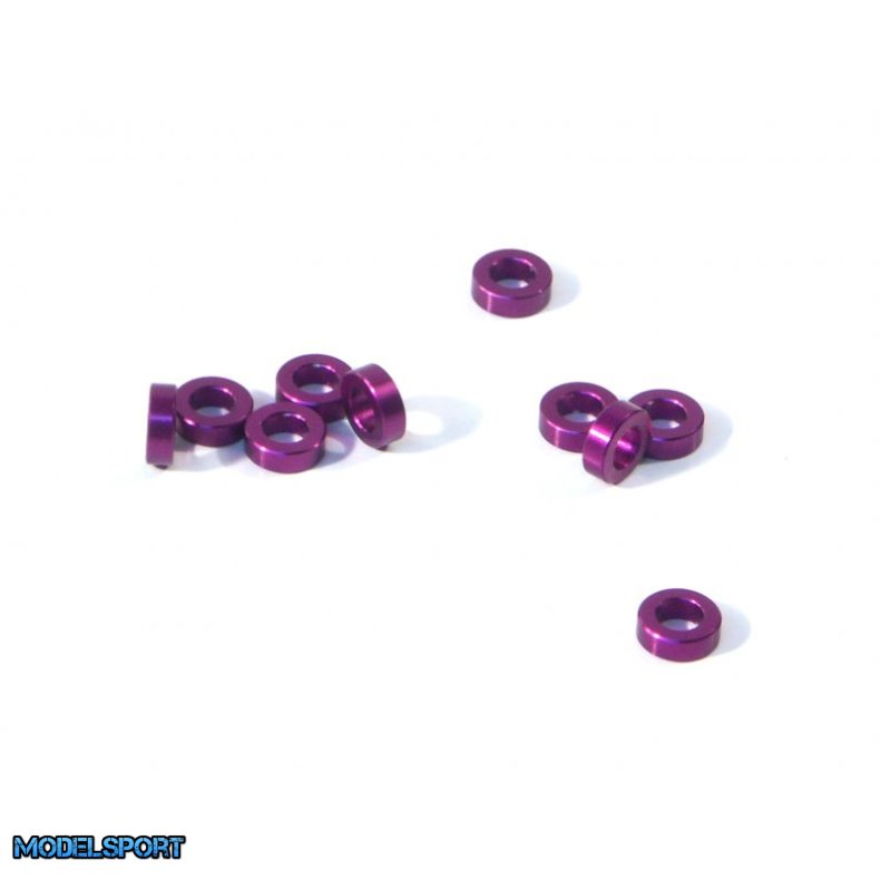 HPI Z817 Aluminium Washer 3 X 6 X 2.0mm (Purple/10 Pcs)
