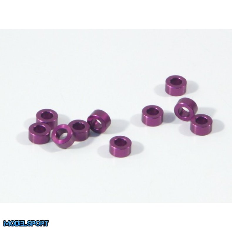 HPI Z819 Aluminium Washer 3 X 6 X 3.0mm (Purple/10 Pcs)