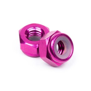HPI Z867 Aluminum Lock Nut M4 (Purple/10Pcs)