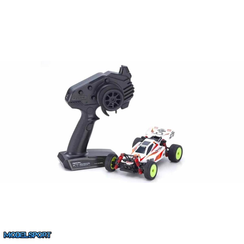 Kyosho Mini-Z MB010 Readyset 4WD Turbo Optima Mid Special White