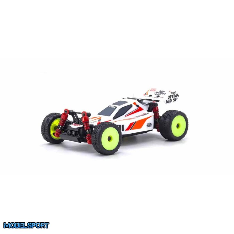 Kyosho Mini-Z MB010 Readyset 4WD Turbo Optima Mid Special White