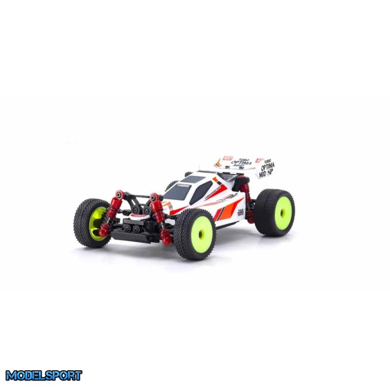 Kyosho Mini-Z MB010 Readyset 4WD Turbo Optima Mid Special White