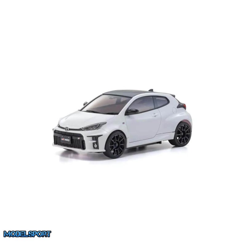 Mini-Z MR04 RWD Toyota Yaris White w/Gyro &amp; LED